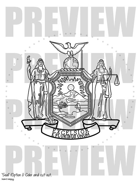 New York State Flag Craft | New York State Symbols | Made By Teachers