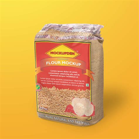 Free Flour Mockup PSD Template - Mockup Den