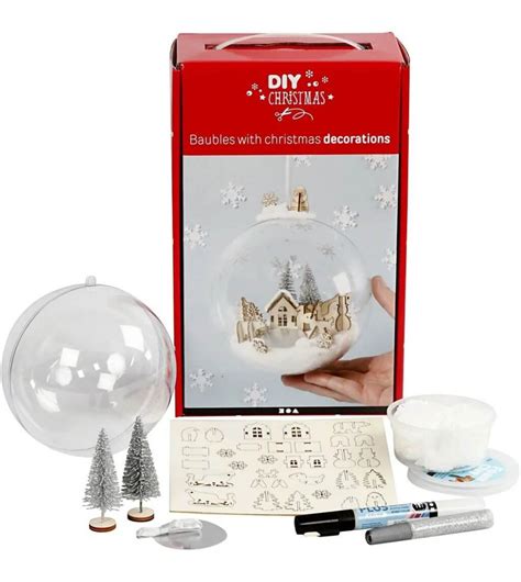 Kit Diy Glob Transparent Cu Motive De Craciun Seturi Cr Ciun Joujou Ro