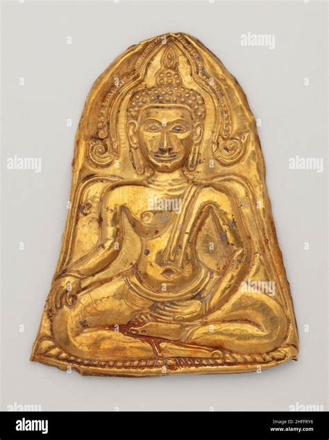 Votive Plaque With Buddha Triumphing Over Mara Maravijaya 19th