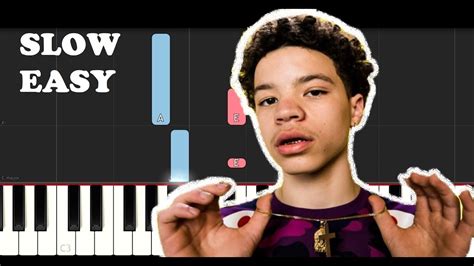 Lil Mosey Noticed Slow Easy Piano Tutorial Accords Chordify