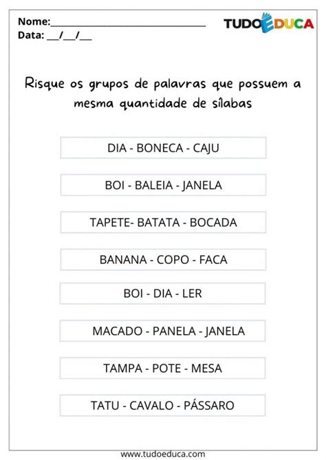 25 Atividades de Alfabetização 3º Ano