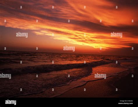 Ocean Sunset Scene