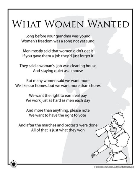 Women's History Month Poems for Kids | Woo! Jr. Kids Activities ...