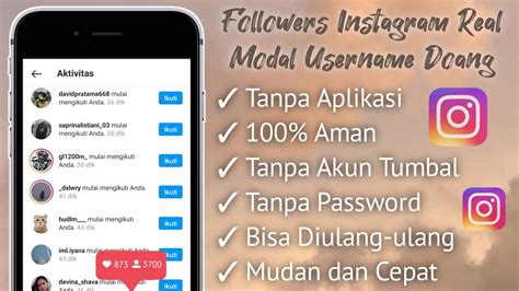 Berbayar Ribuan Followers Instagram Akun Aktif Cara Menambah