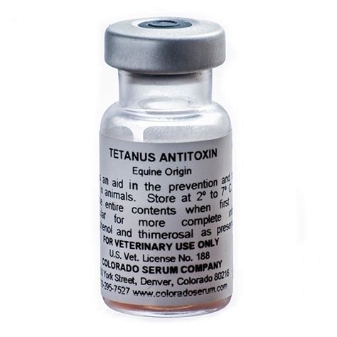 Tetanus Antitoxin 1,500 Units - 1 dose -ME-10012