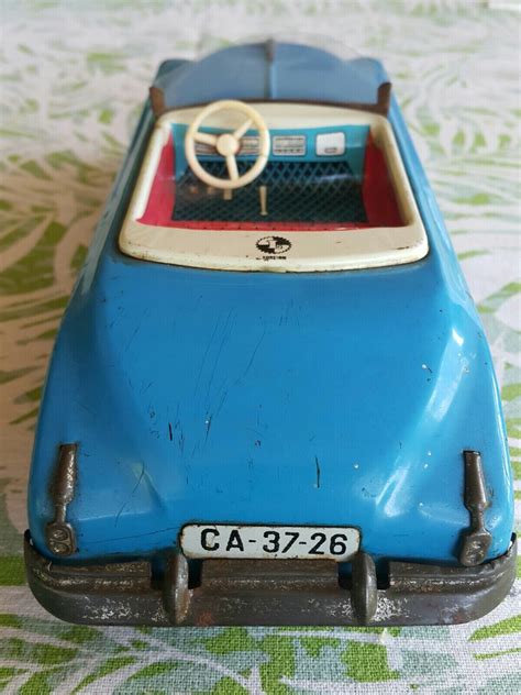 VINTAGE PACKARD 50 S LEMEZARU GYAR TIN TOY FRICTION CAR FOREIGN LEMEZ