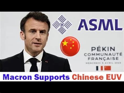 Stop Being An American Vassal Macron Publicly Supports Chinese