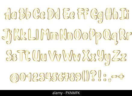 D Finir Lettre Y Z Chiffres Esperluette Hand Drawn Vector S