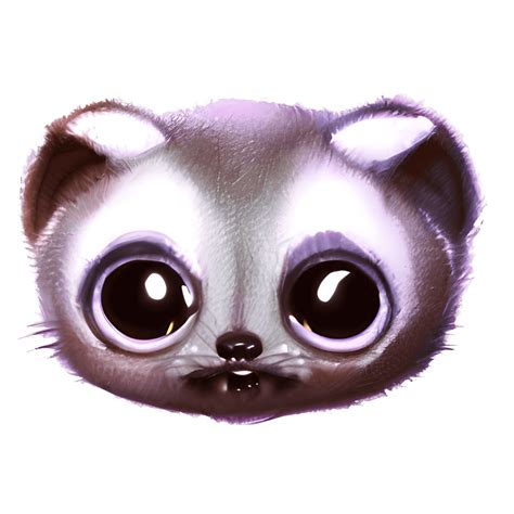 Cute Slow Loris Wearing A Cute Tshirt Digital Art · Creative Fabrica