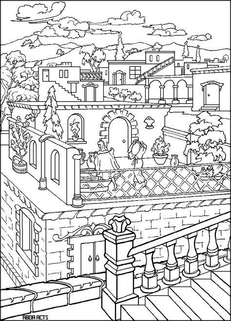 King David And Bathsheba Coloring Pages