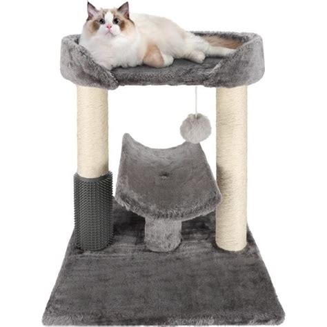 Awefrank Arbre A Chat Griffoir Pour Chats Poteaux En Sisal Griffoir