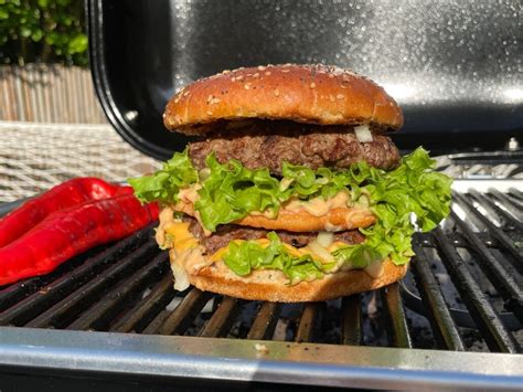 BBQ Big Mac Met Handige Video Een Barbecue Recept Van SterkInDeKeuken