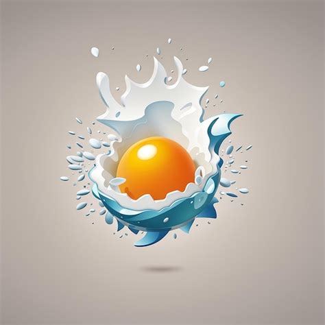 Premium Photo Crack Egg Splash Cartoon Vector Icon Illustration