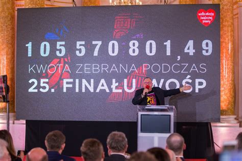 WOŚP 2017 Jurek Owsiak ogłosił wyniki zbiórki Ile pieniędzy zebrano