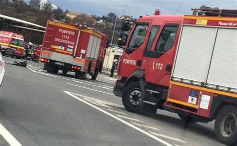 FOTO Accident cu 5 victime pe Calea Făgărașului la intrarea în Brașov