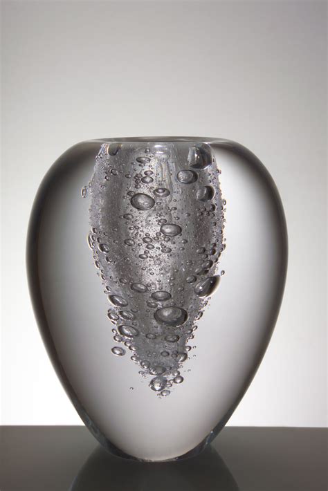 Bubbles Crystal Glass Art Glass Sculpture Glass Vases Centerpieces