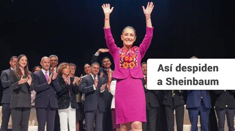 Sheinbaum Cierra Cuarto Informe Y Así Le Gritan Asistentes