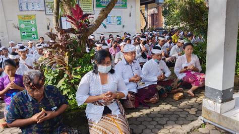 Perayaan Hari Raya Tumpek Landep Di Smk Negeri Mas Ubud