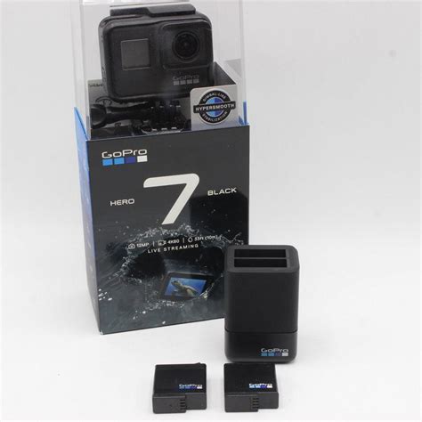 国内正規品GoPro HERO7 BLACK CHDHX 701 FW バッテリーチャージャー 予備バッテリー付きブラック ゴープロ