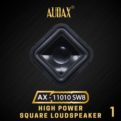 Jual Audax Speaker Pasif 11 AX 11010 SW8 High Power Square