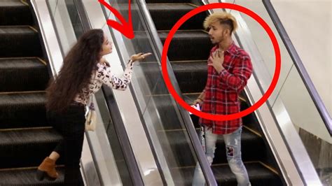 Giving Flying Kiss 😘 Part 2 Strangers On Escalator Khushi