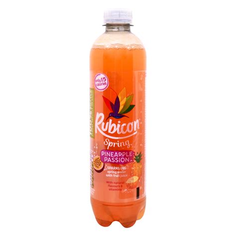 Rubicon Pineapple And Passion Fruit Sparkling Spring Water With Fruit