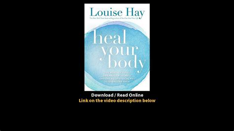 Download Heal Your Body By Louise Hay Pdf Video Dailymotion