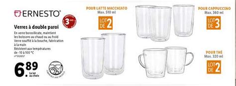 Promo Verres Double Paroi Chez Lidl Icatalogue Fr