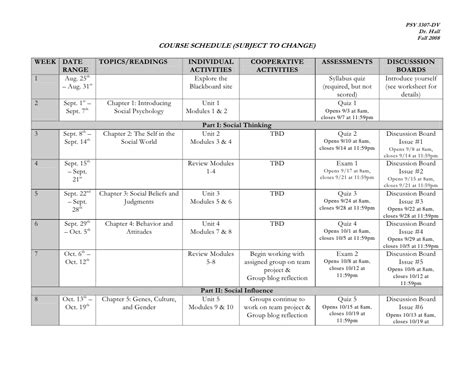 Course Syllabus