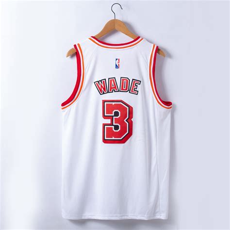 Dwayne Wade Miami Heat White Classic Edition Jersey