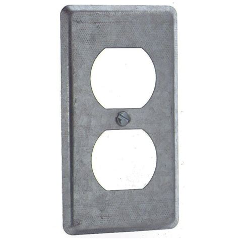 1 Gang Steel Utility Duplex Receptacle Cover Case Of 25 58c7 25r