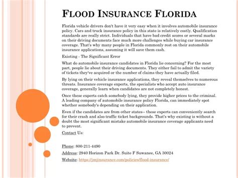 Ppt Flood Insurance Florida Powerpoint Presentation Free Download