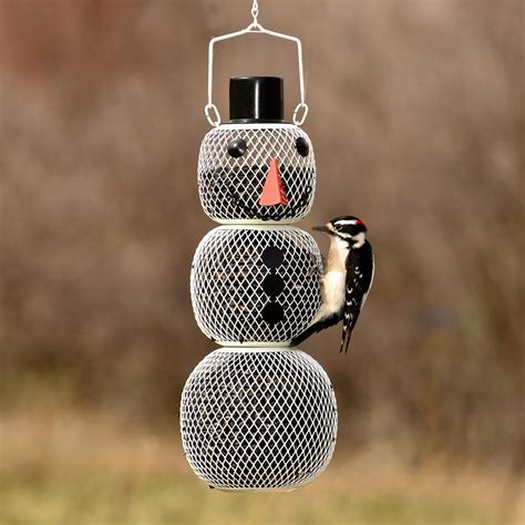 Nono Snow Man Wild Bird Feeder