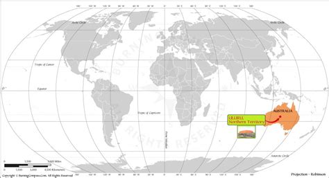 Where Is Uluru Located Uluru On World Map