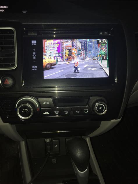 Managed to play my Switch through the car screen : r/NintendoSwitch