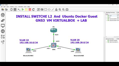 Como Instalar Switche L Iou Y Ubuntu Docker En Gns Mas Laboratorio