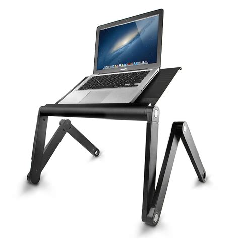 Laptop Table Stand Adjustable Folding Riser Portable Ergonomic Vented