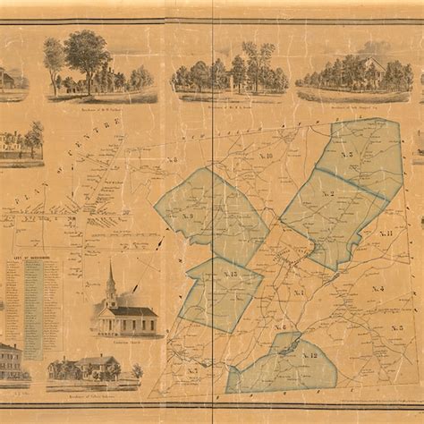 Petersham Ma Map - Etsy