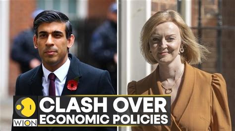 Tory Leadership Race Rishi Sunak Liz Truss Clash Over Economic