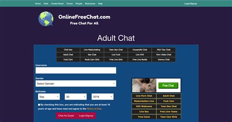 All Of The Adult Chat Rooms For Sex Chat You Can Use For Free 2024