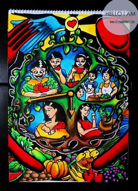 nutrition month  healthy diet gawing habit  life poster