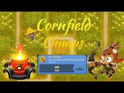 Cornfield CHIMPS No Harvest Achievement Without Sauda BTD6 V37 3