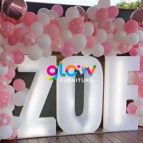 Glow letters hire- Light up letters for events in Sydney