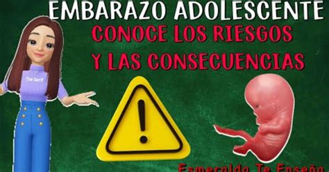 🛑riesgos Y Consecuencias Del Embarazo Adolescente👶