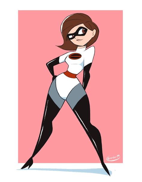 Elastigirl By Gamepal Disney Art Disney Art Drawings Cartoon Mom