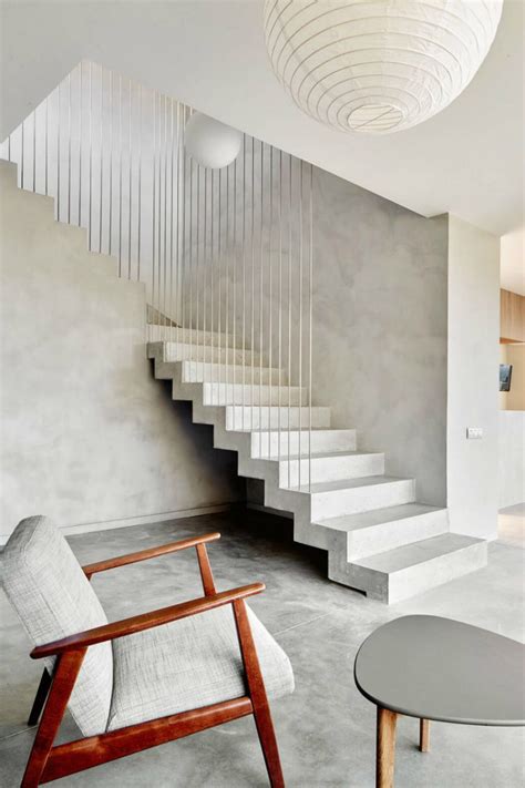 Stylish Concrete Interiors for Contemporary Homes