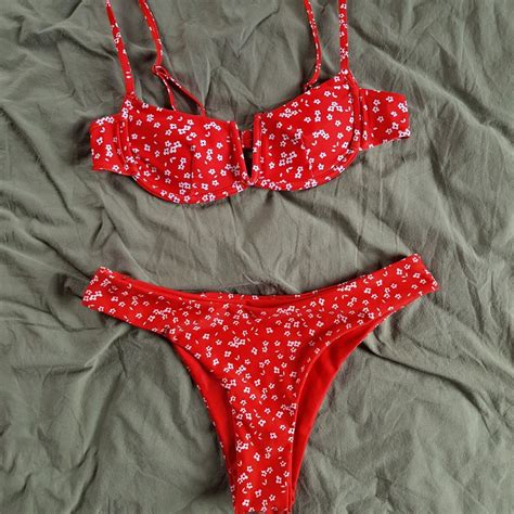 Super Cute Bikini From Romwe Never Worn Because Depop