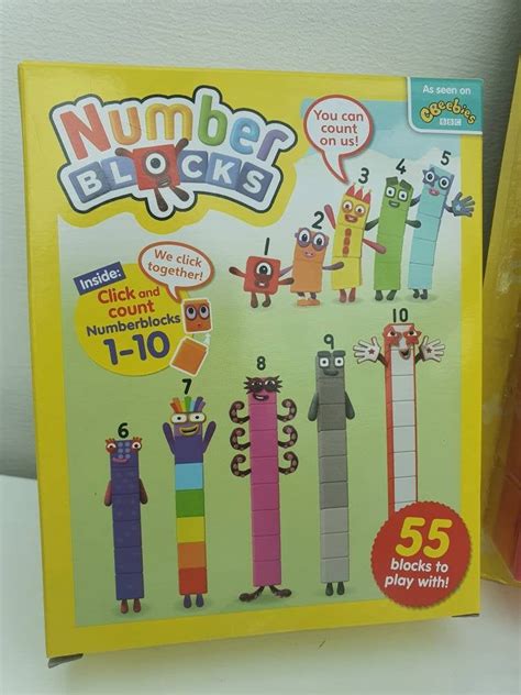 Notw Numberblocks 16 20 Which Can Also Be Used As 6 10 Arithmetic Learning Toys The Cbeebies