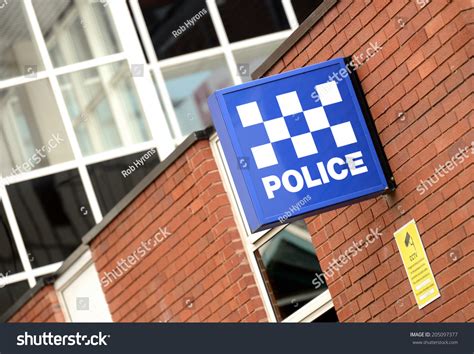 Police Station Sign Stock Photo 205097377 - Shutterstock